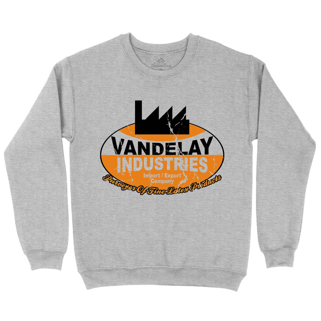 Vandelay Industries Mens Crew Neck Sweatshirt Retro D165