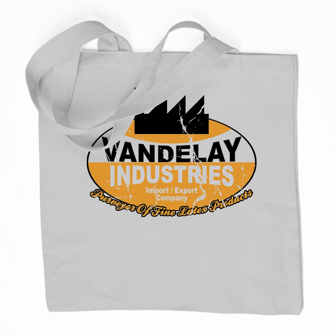 Vandelay Industries Organic Premium Cotton Tote Bag Retro D165