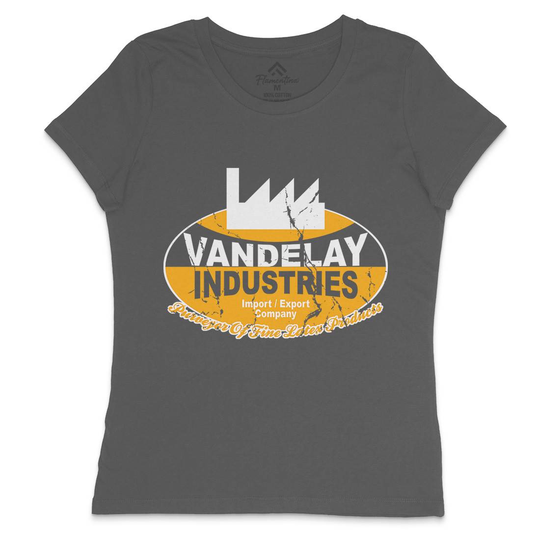 Vandelay Industries Womens Crew Neck T-Shirt Retro D165