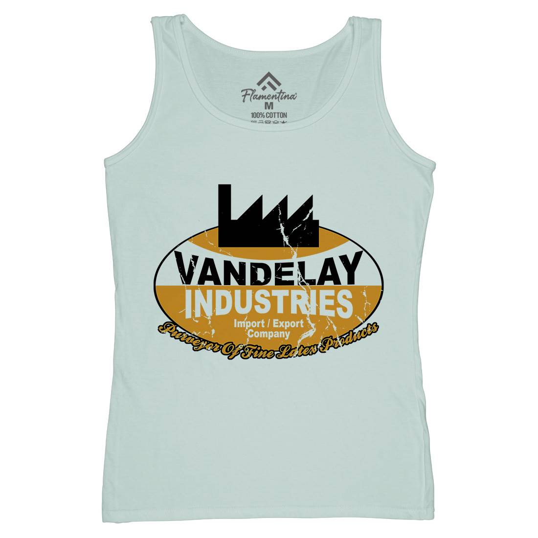 Vandelay Industries Womens Organic Tank Top Vest Retro D165