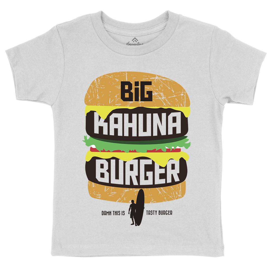Big Kahuna Burger Kids Organic Crew Neck T-Shirt Food D166