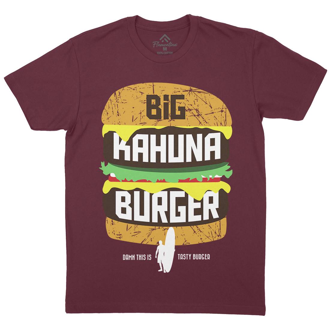 Big Kahuna Burger Mens Crew Neck T-Shirt Food D166