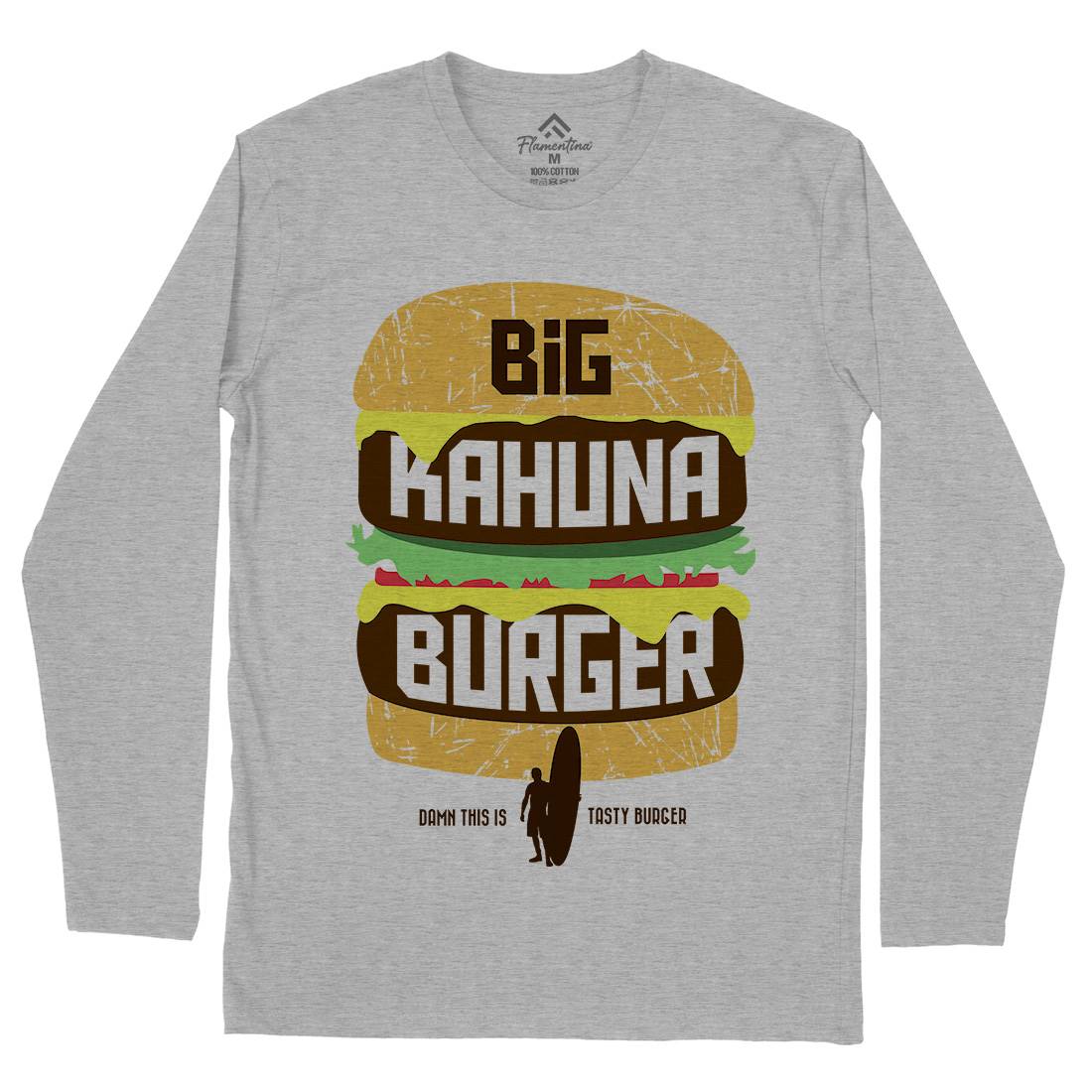 Big Kahuna Burger Mens Long Sleeve T-Shirt Food D166