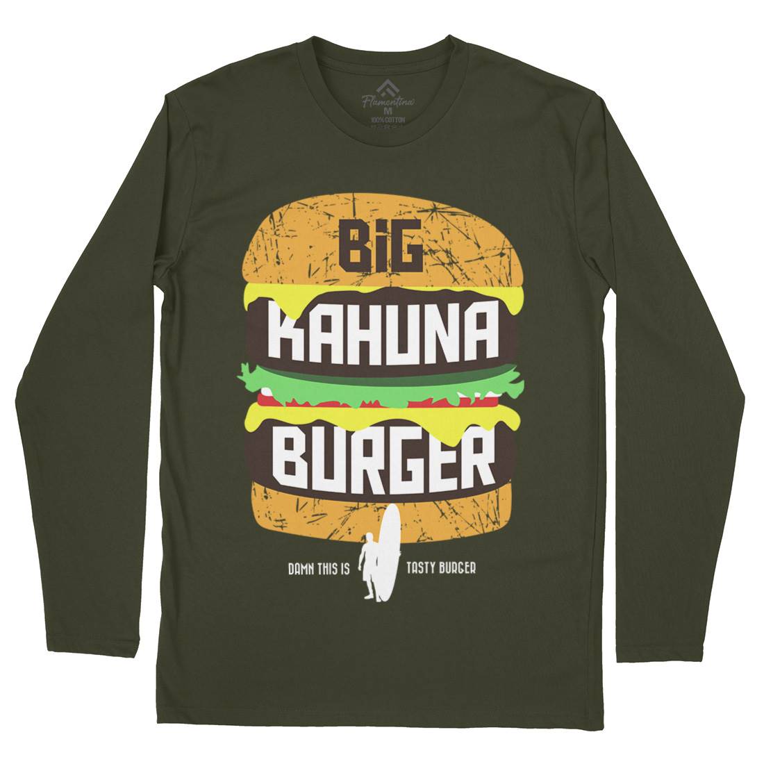 Big Kahuna Burger Mens Long Sleeve T-Shirt Food D166