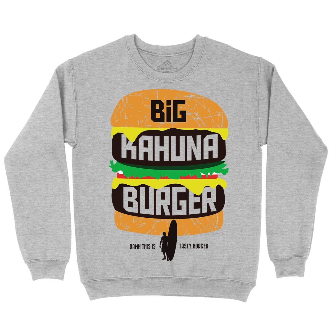 Big Kahuna Burger Mens Crew Neck Sweatshirt Food D166