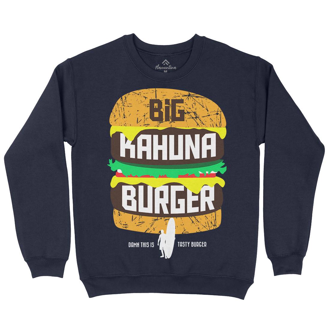 Big Kahuna Burger Mens Crew Neck Sweatshirt Food D166