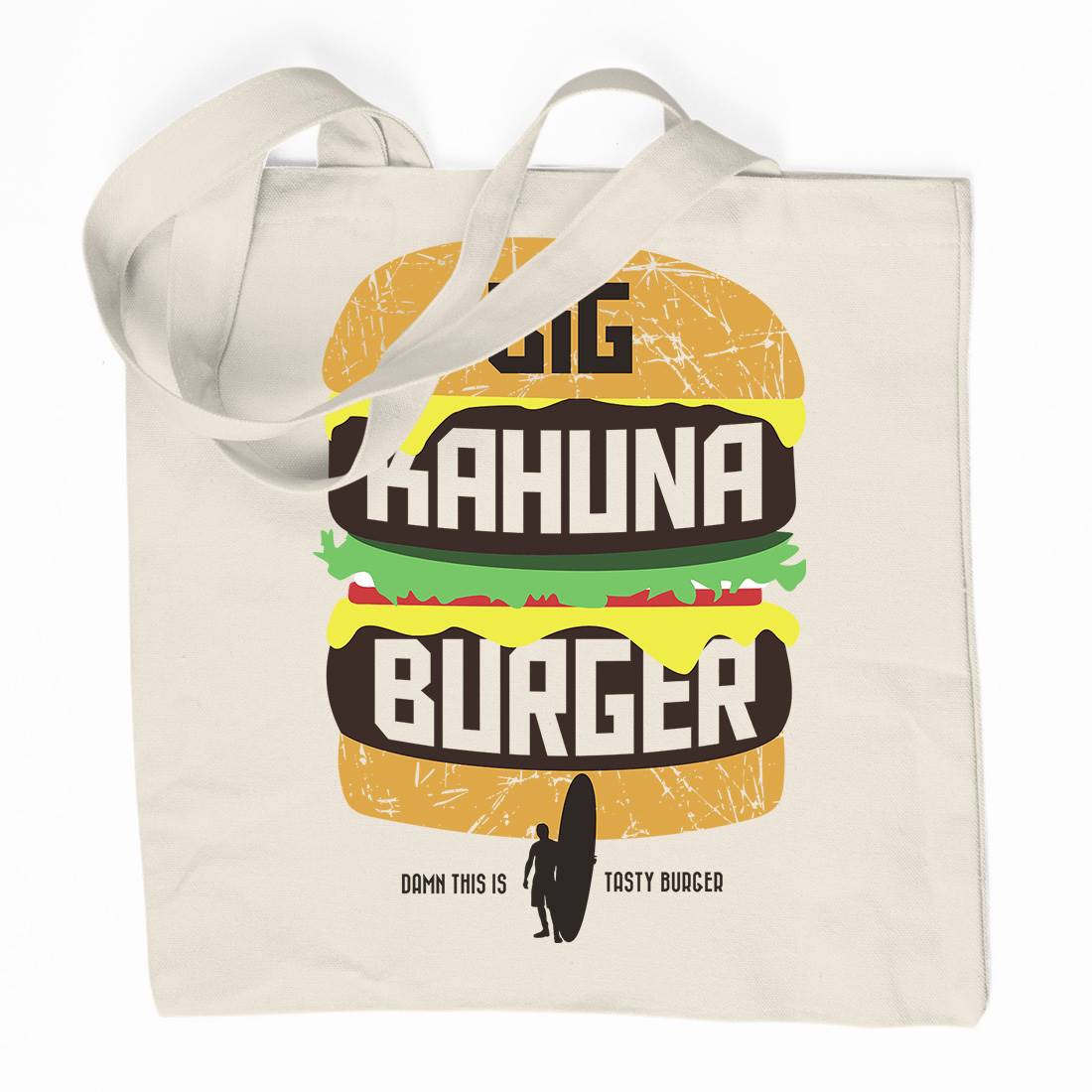 Big Kahuna Burger Organic Premium Cotton Tote Bag Food D166