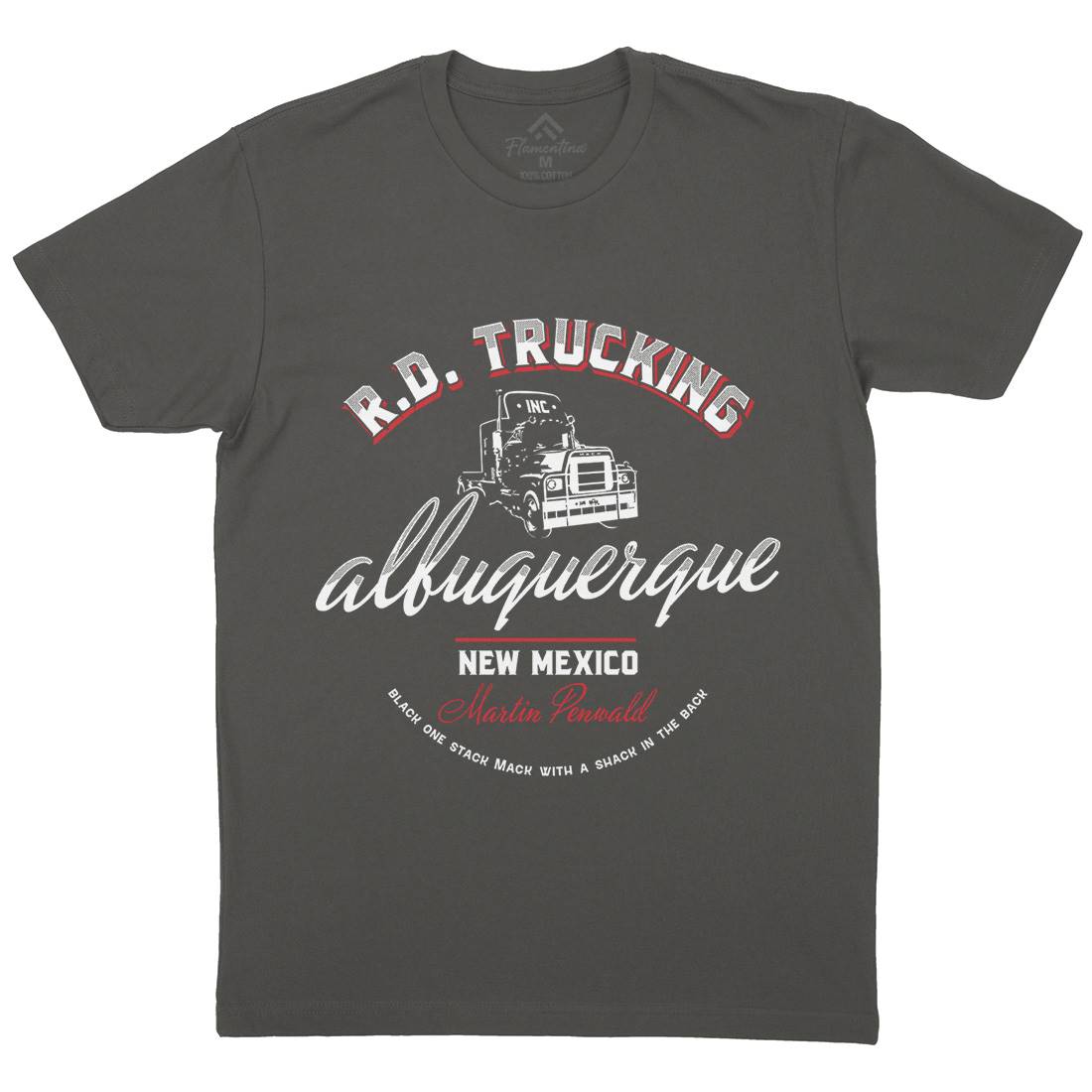 Rd Trucking Mens Crew Neck T-Shirt Vehicles D167
