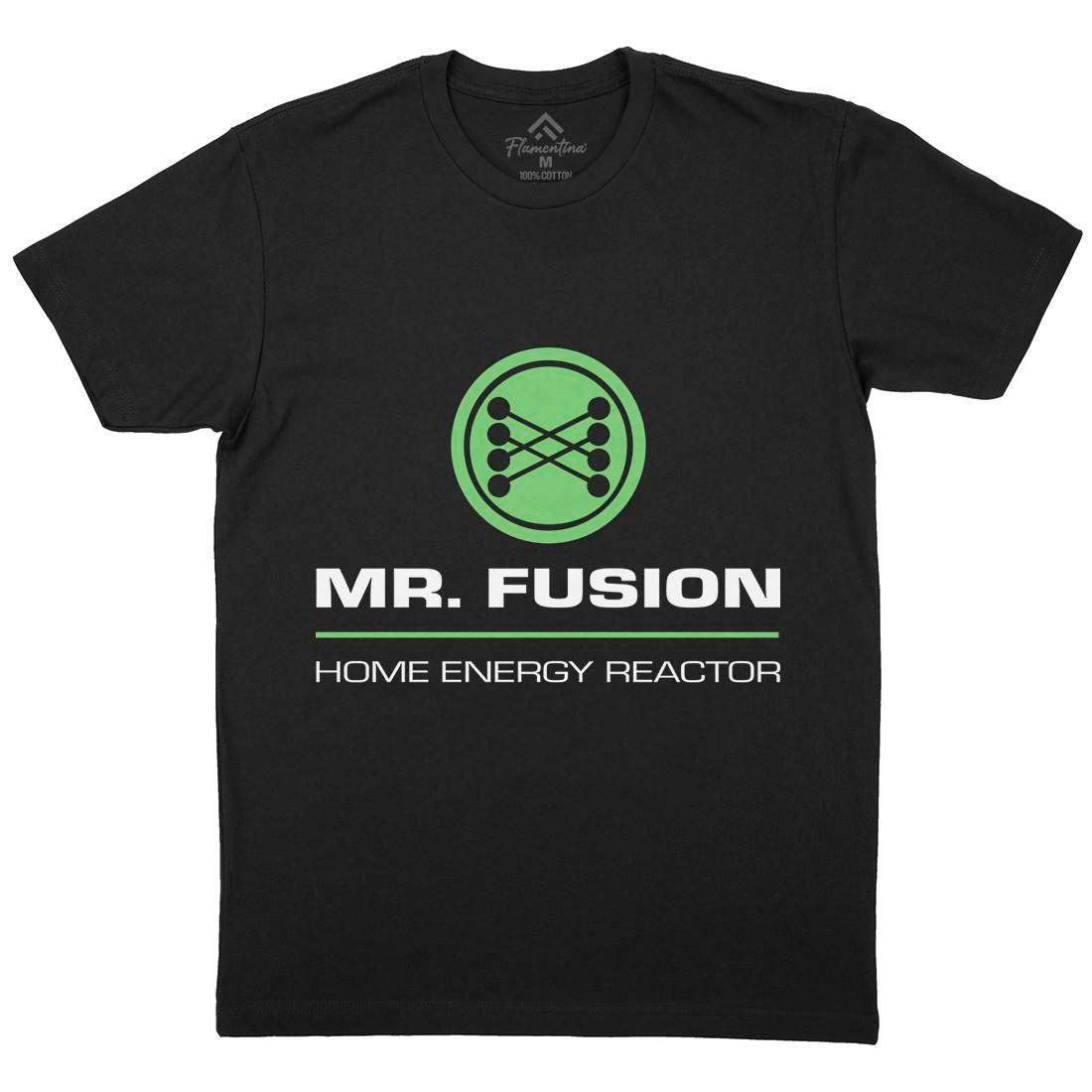 Mr Fusion Mens Organic Crew Neck T-Shirt Space D168