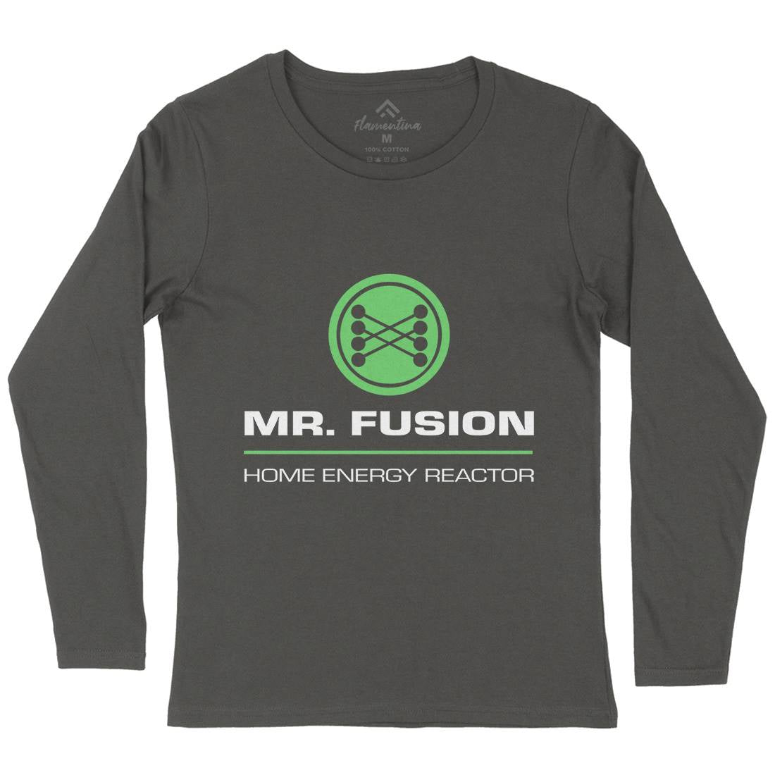 Mr Fusion Womens Long Sleeve T-Shirt Space D168
