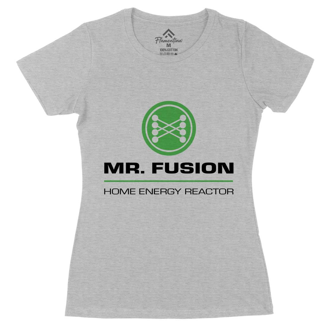 Mr Fusion Womens Organic Crew Neck T-Shirt Space D168