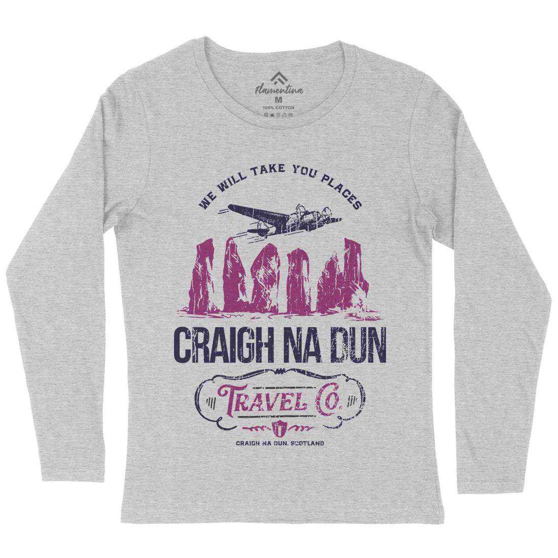 Craigh Na Dunn Womens Long Sleeve T-Shirt Space D169