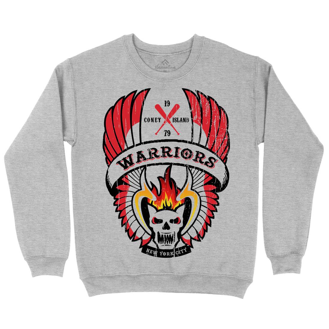Warriors Kids Crew Neck Sweatshirt Retro D170