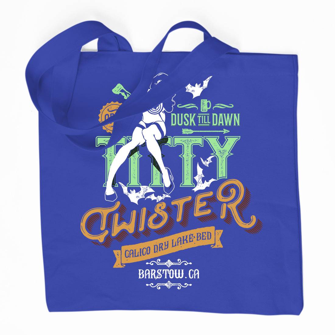 Titty Twister Organic Premium Cotton Tote Bag Horror D171