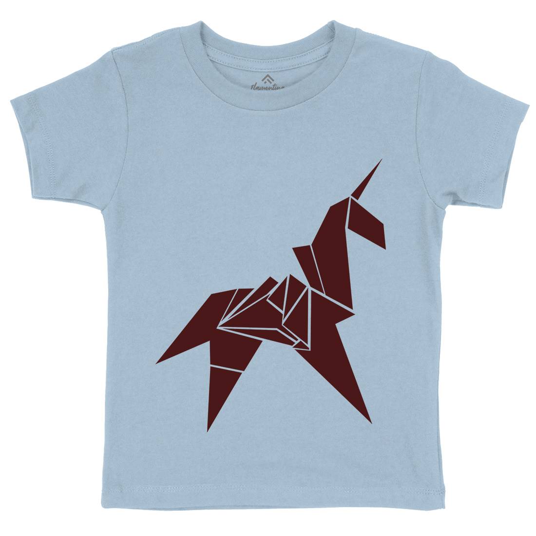 Unicorn Kids Organic Crew Neck T-Shirt Space D172