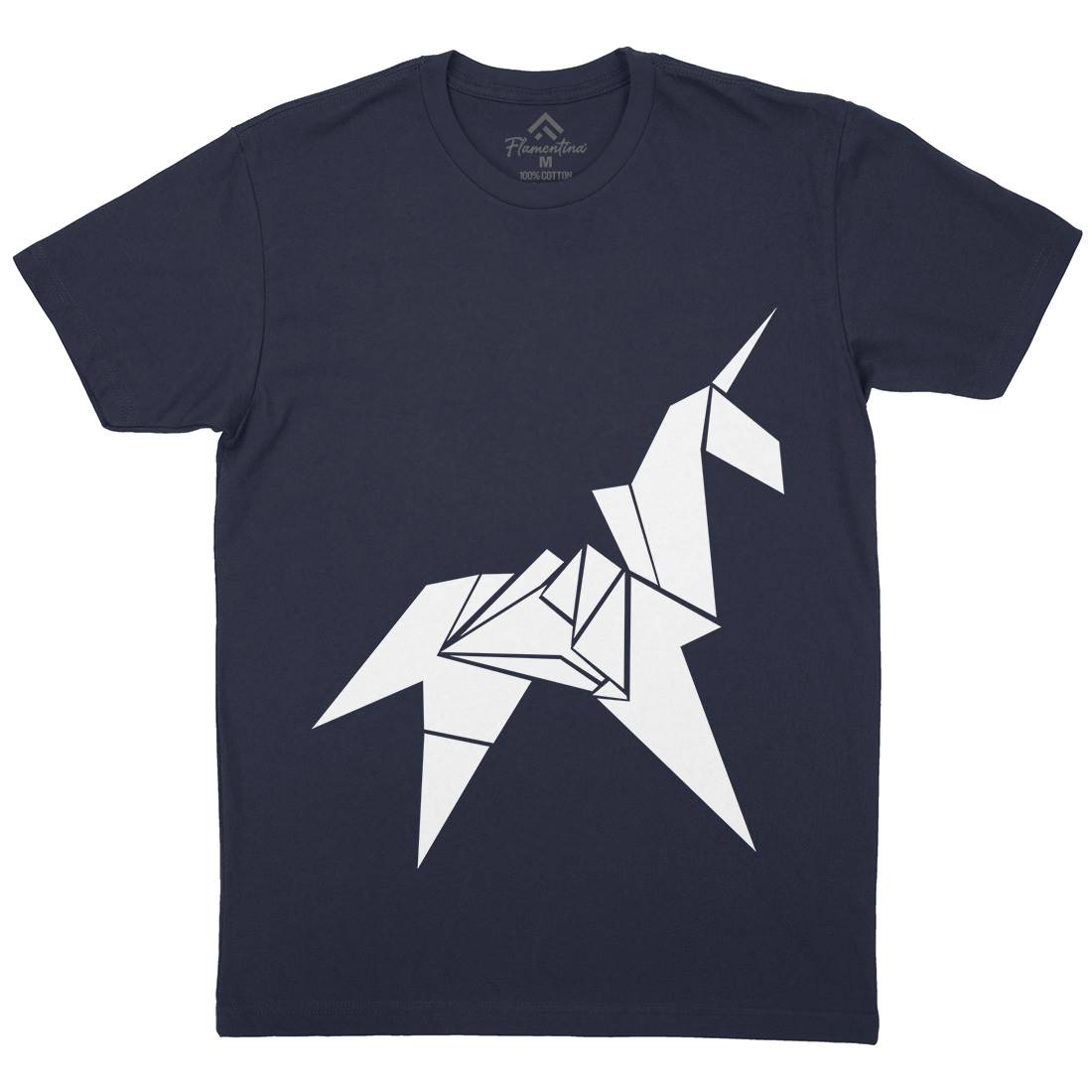 Unicorn Mens Crew Neck T-Shirt Space D172