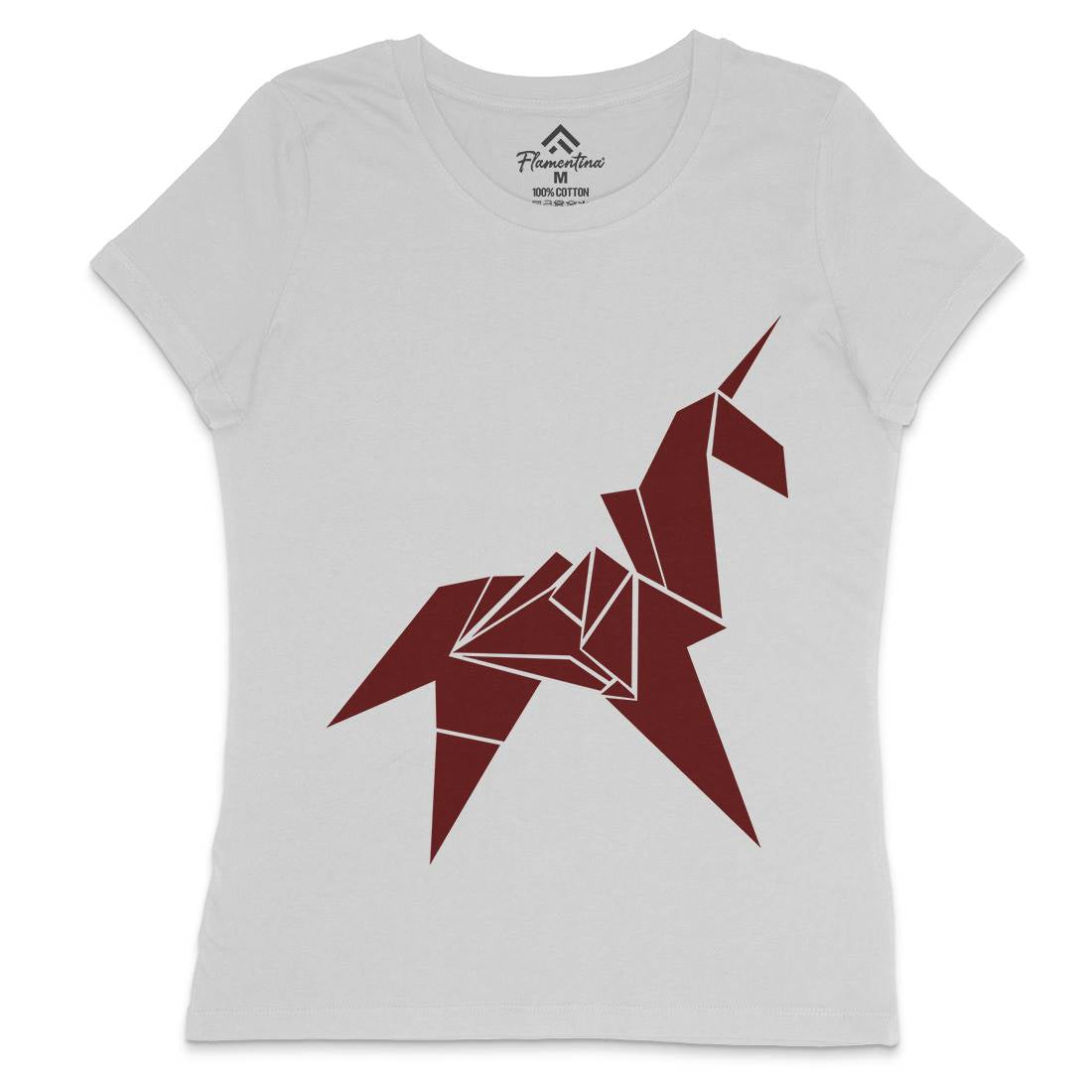 Unicorn Womens Crew Neck T-Shirt Space D172