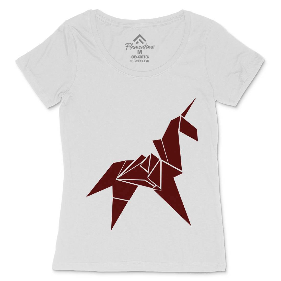 Unicorn Womens Scoop Neck T-Shirt Space D172