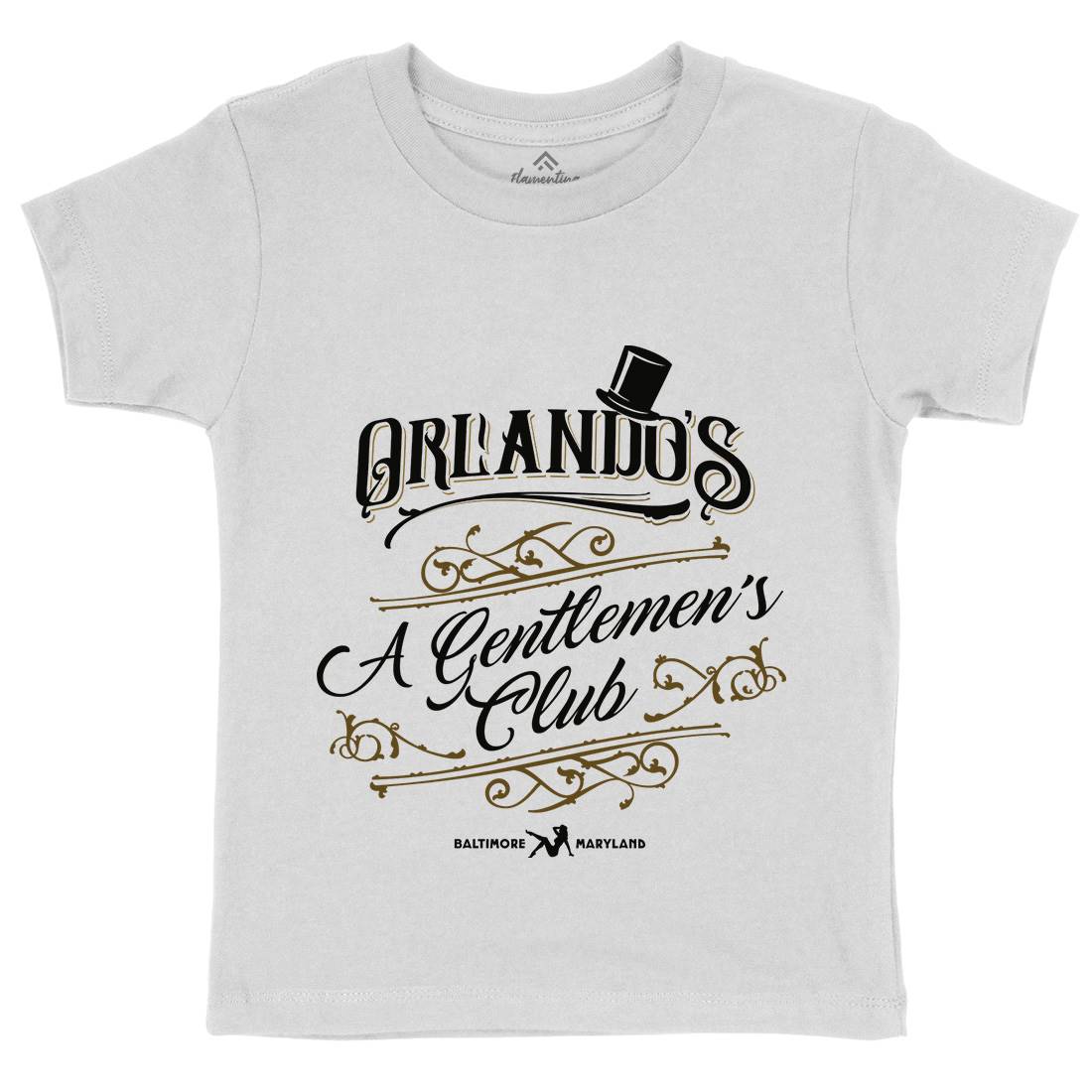 Orlandos Club Kids Crew Neck T-Shirt Drinks D173