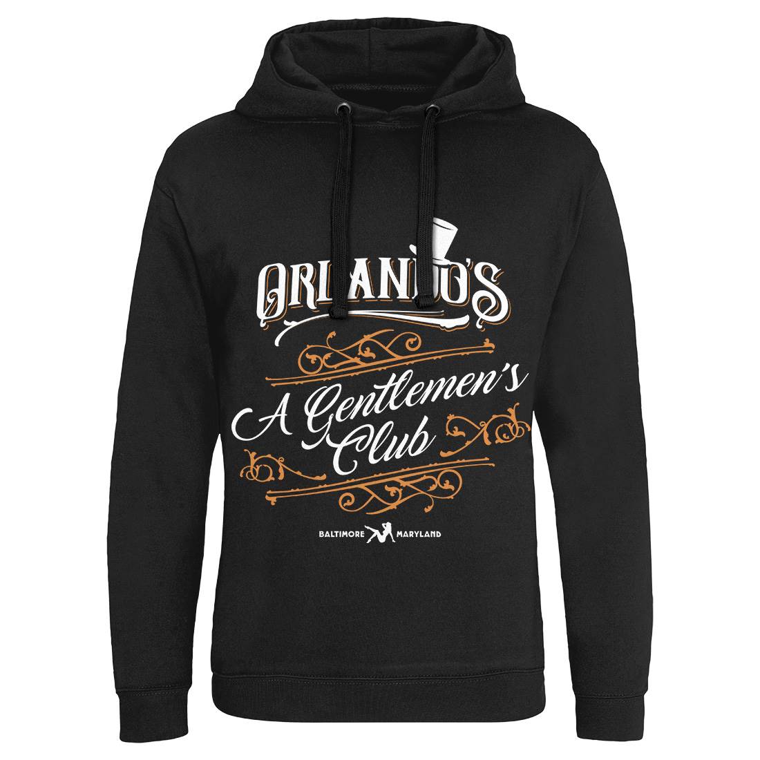 Orlandos Club Mens Hoodie Without Pocket Drinks D173