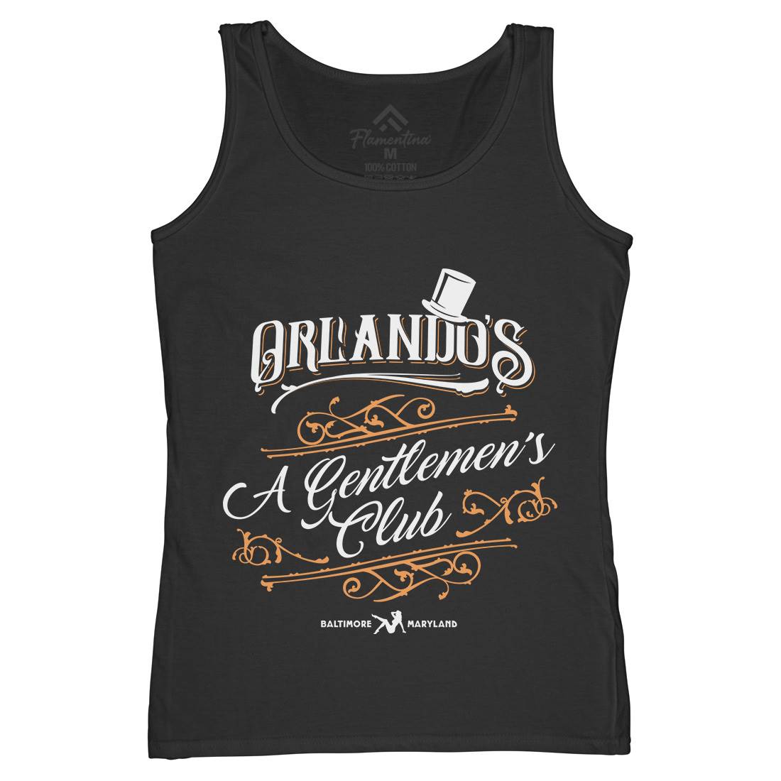 Orlandos Club Womens Organic Tank Top Vest Drinks D173