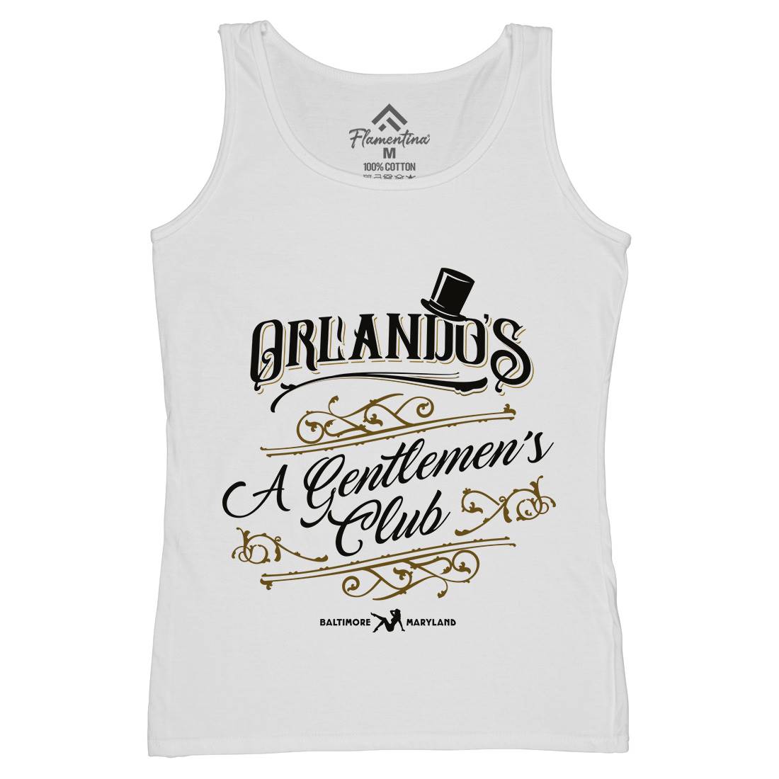 Orlandos Club Womens Organic Tank Top Vest Drinks D173