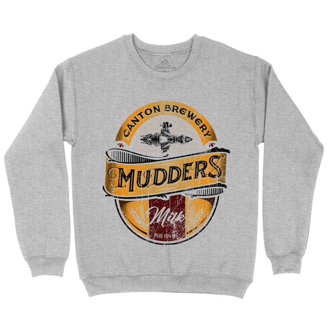 Mudders Milk Mens Crew Neck Sweatshirt Space D174