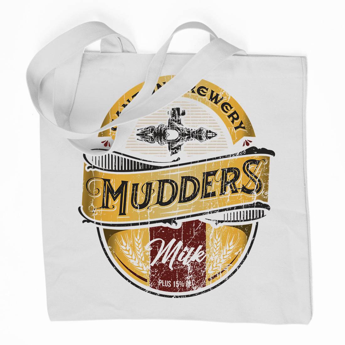 Mudders Milk Organic Premium Cotton Tote Bag Space D174