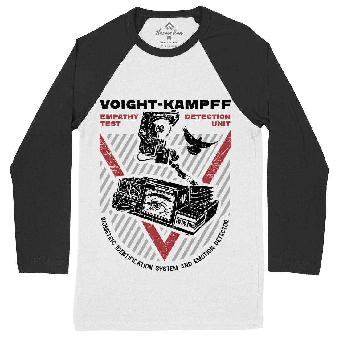 Voight Kampff Mens Long Sleeve Baseball T-Shirt Space D175