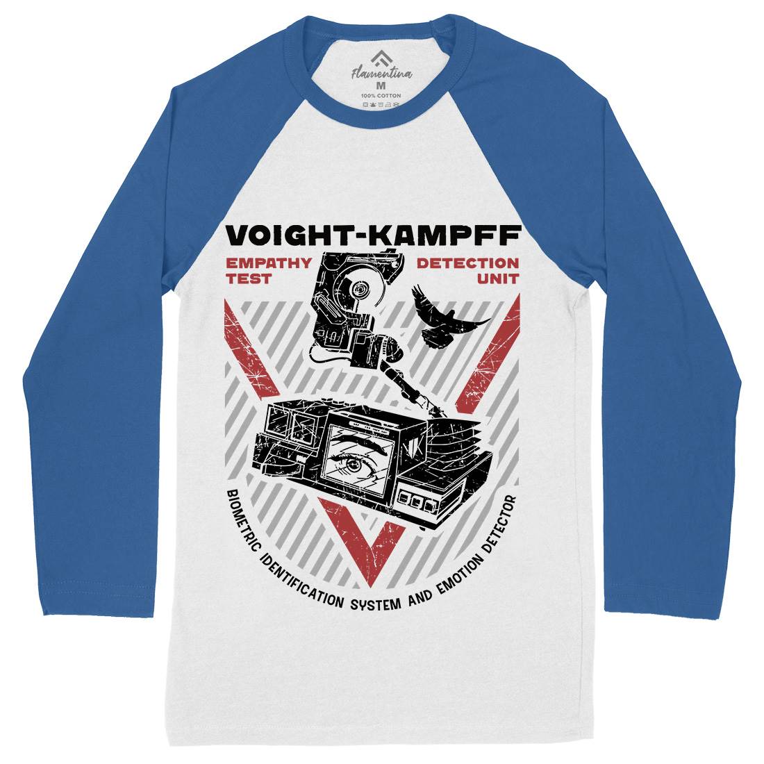 Voight Kampff Mens Long Sleeve Baseball T-Shirt Space D175