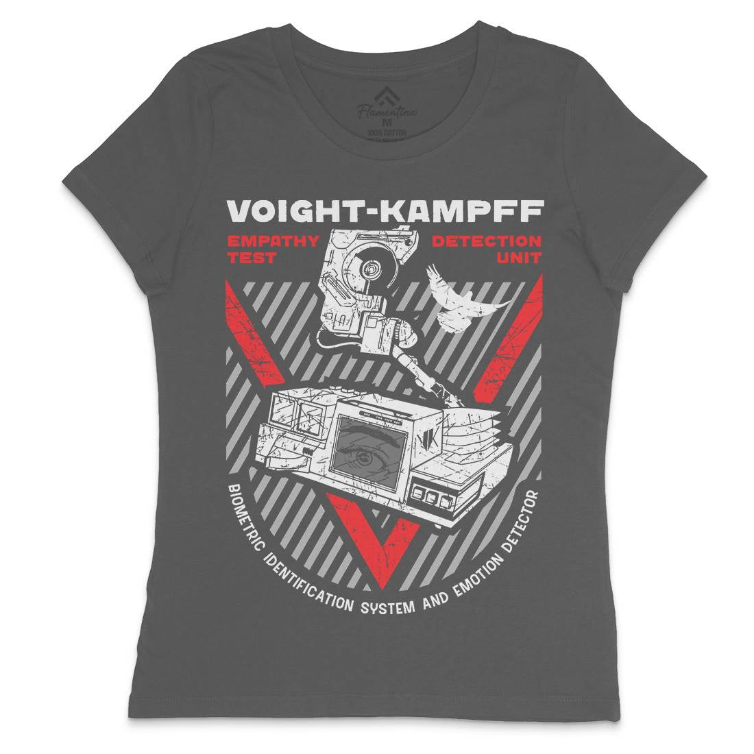 Voight Kampff Womens Crew Neck T-Shirt Space D175