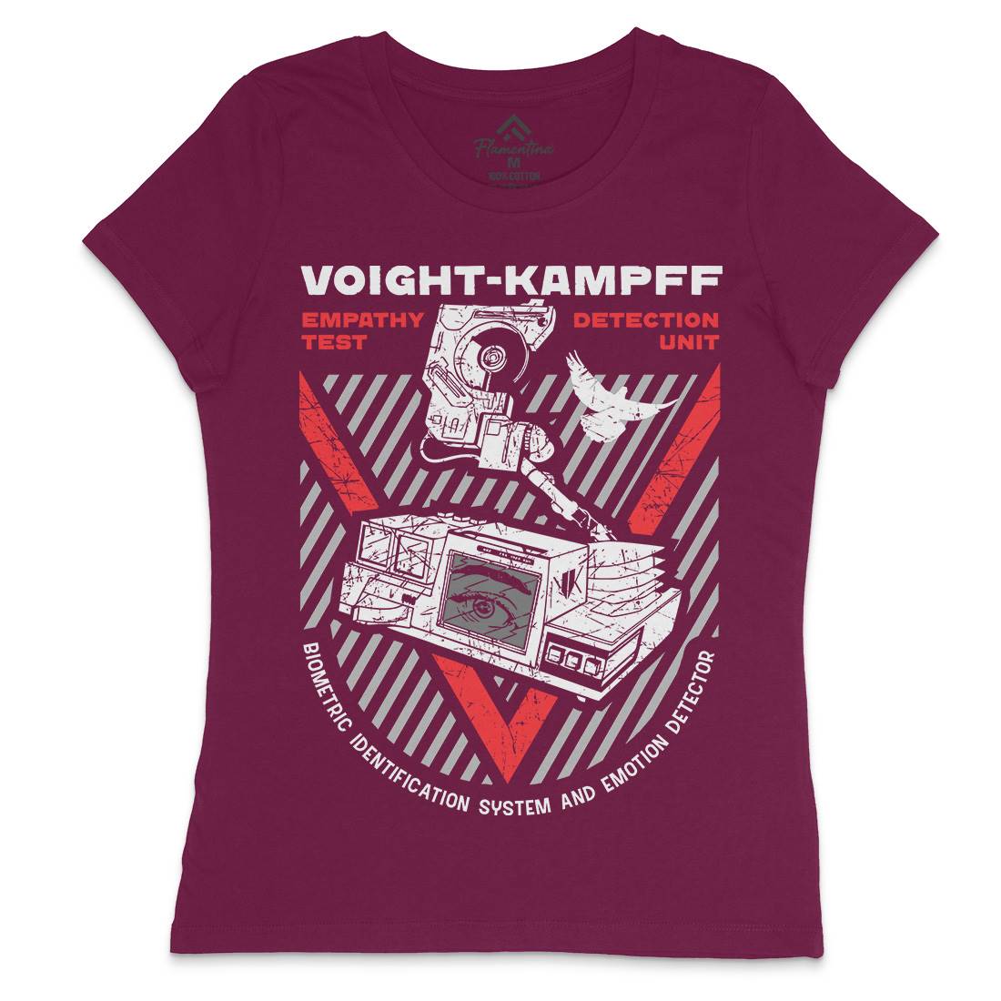 Voight Kampff Womens Crew Neck T-Shirt Space D175