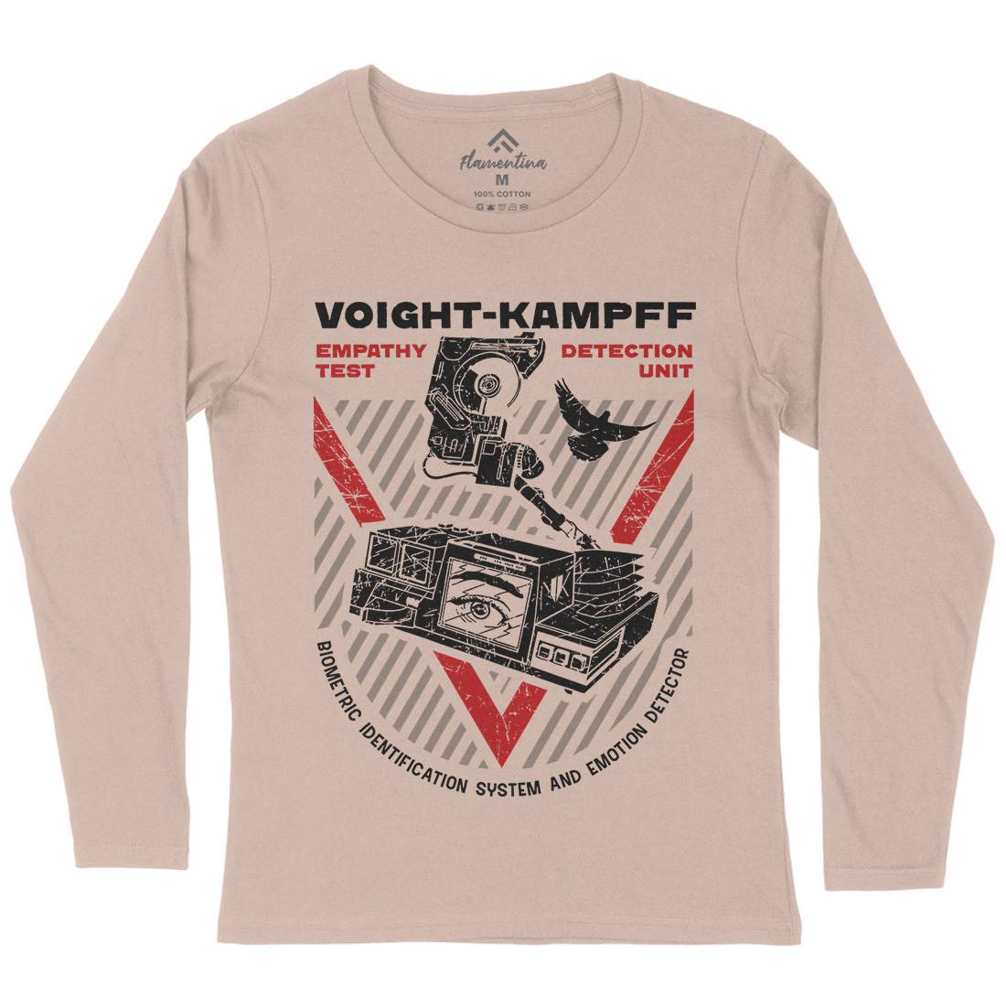 Voight Kampff Womens Long Sleeve T-Shirt Space D175