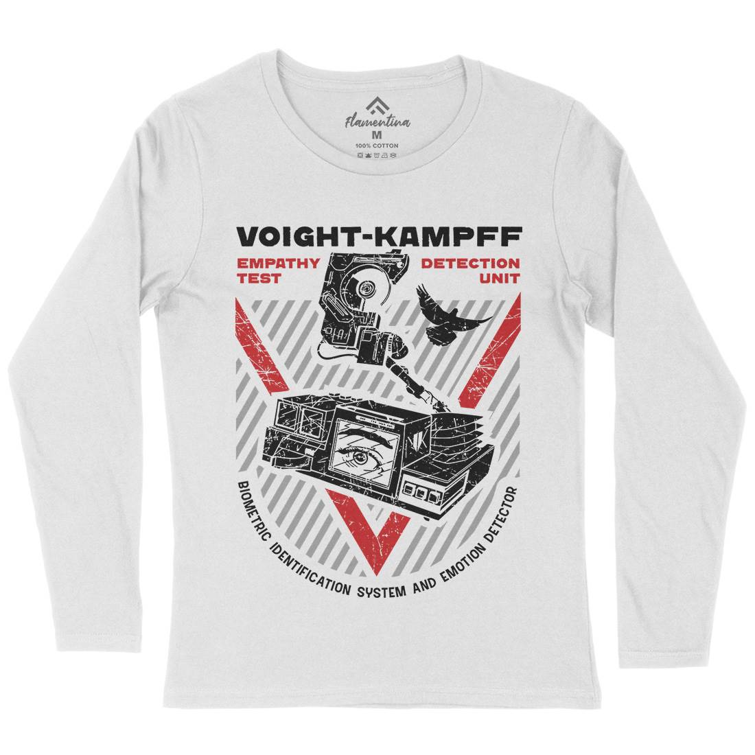 Voight Kampff Womens Long Sleeve T-Shirt Space D175
