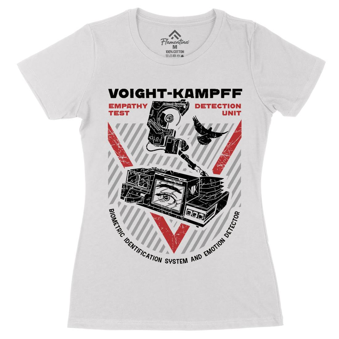 Voight Kampff Womens Organic Crew Neck T-Shirt Space D175