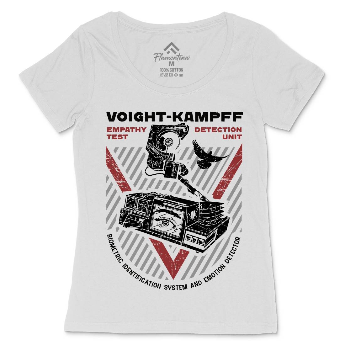Voight Kampff Womens Scoop Neck T-Shirt Space D175