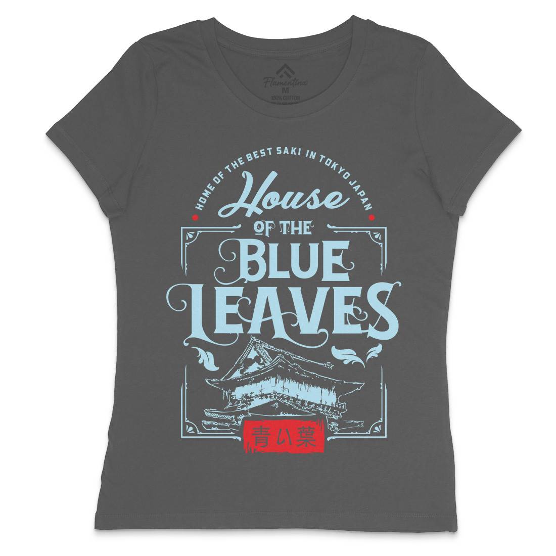 House Of Blue Leaves Womens Crew Neck T-Shirt Retro D176
