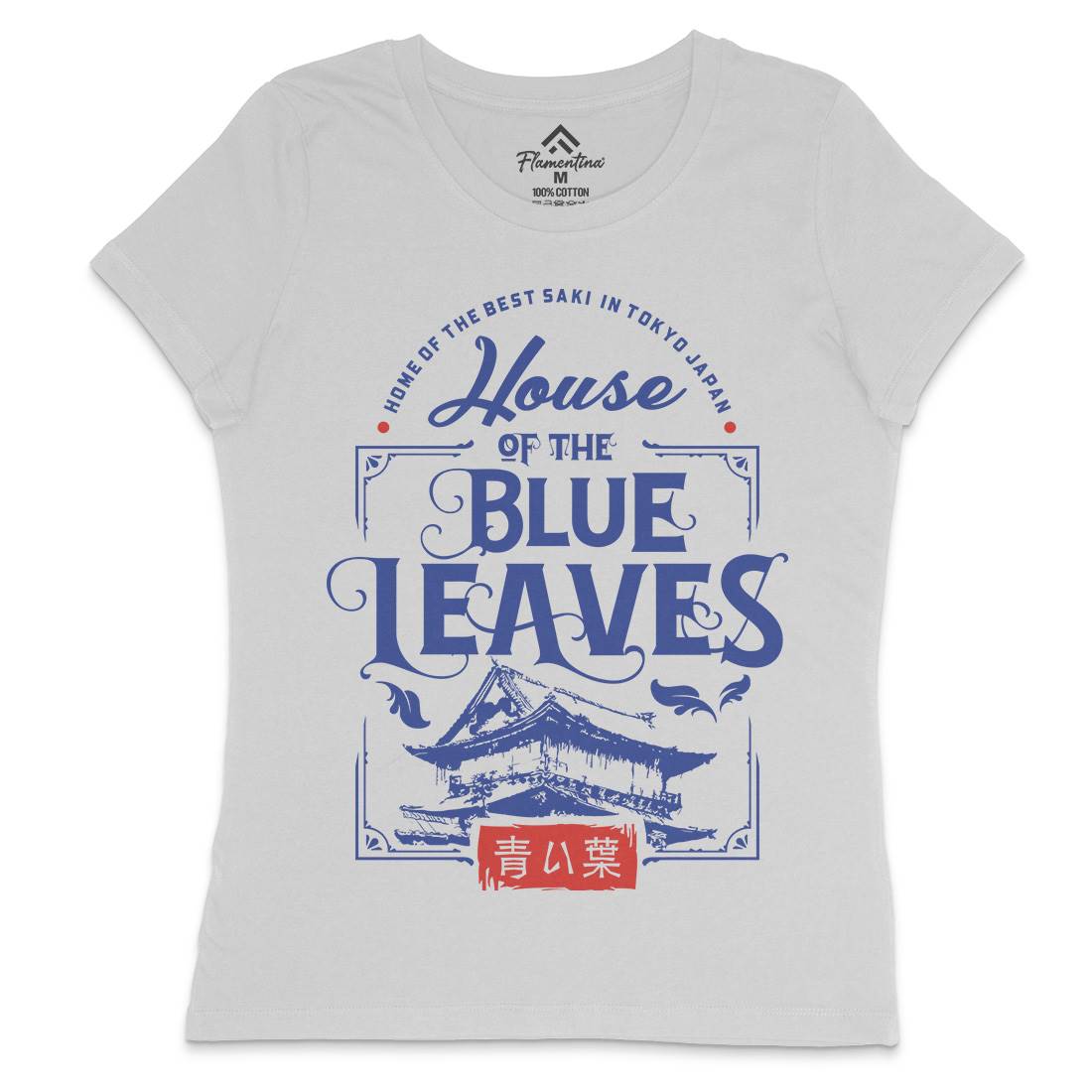 House Of Blue Leaves Womens Crew Neck T-Shirt Retro D176