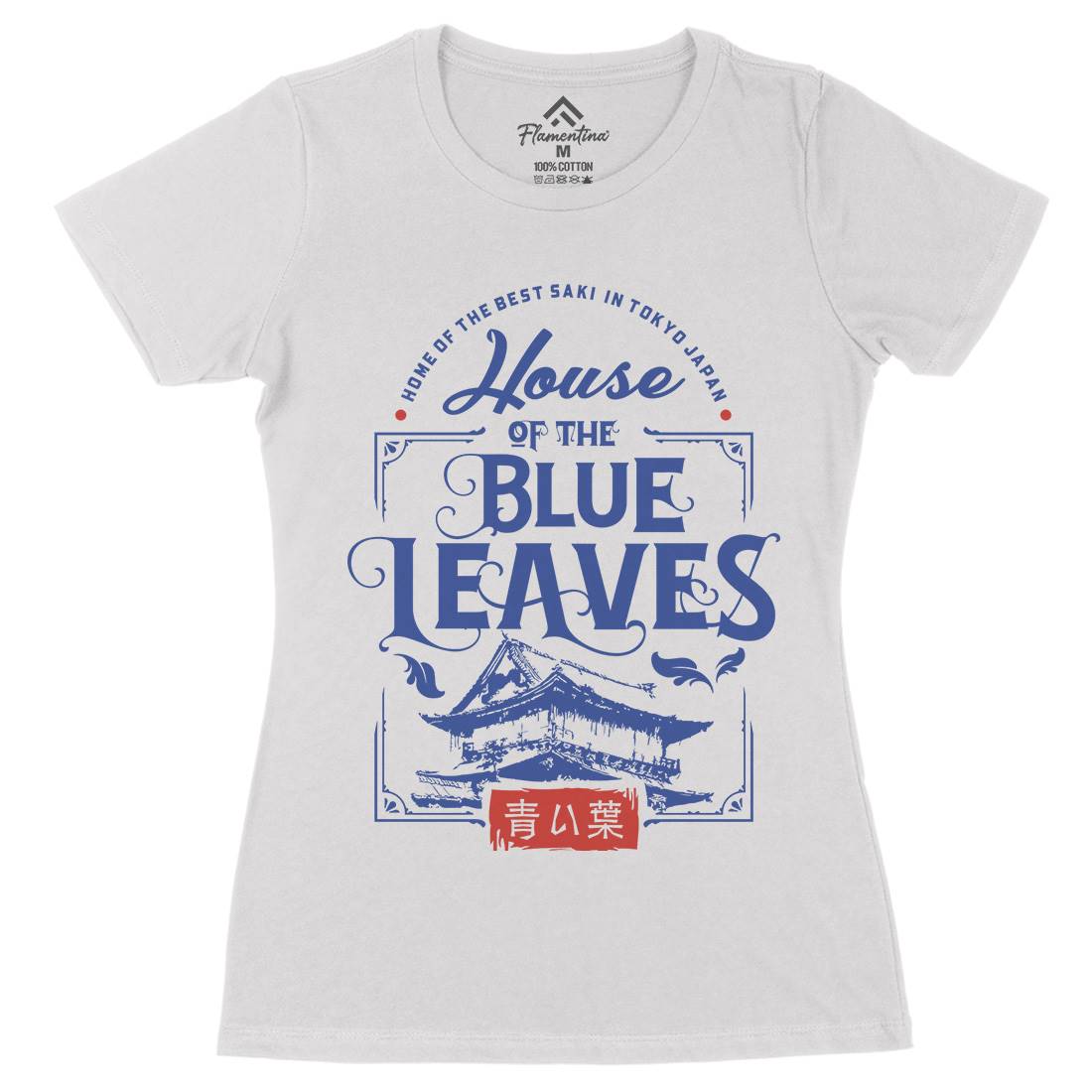 House Of Blue Leaves Womens Organic Crew Neck T-Shirt Retro D176