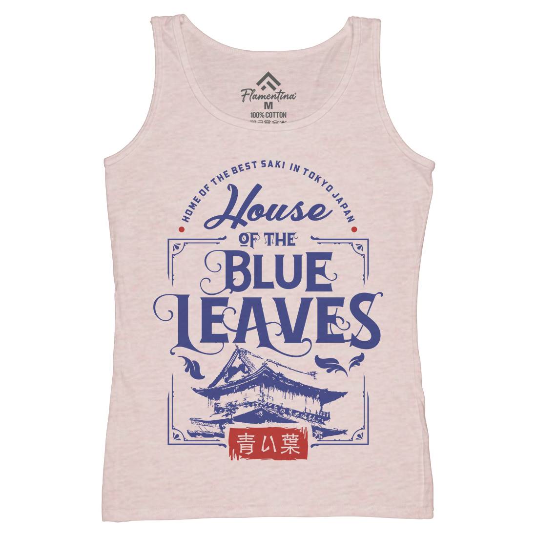 House Of Blue Leaves Womens Organic Tank Top Vest Retro D176