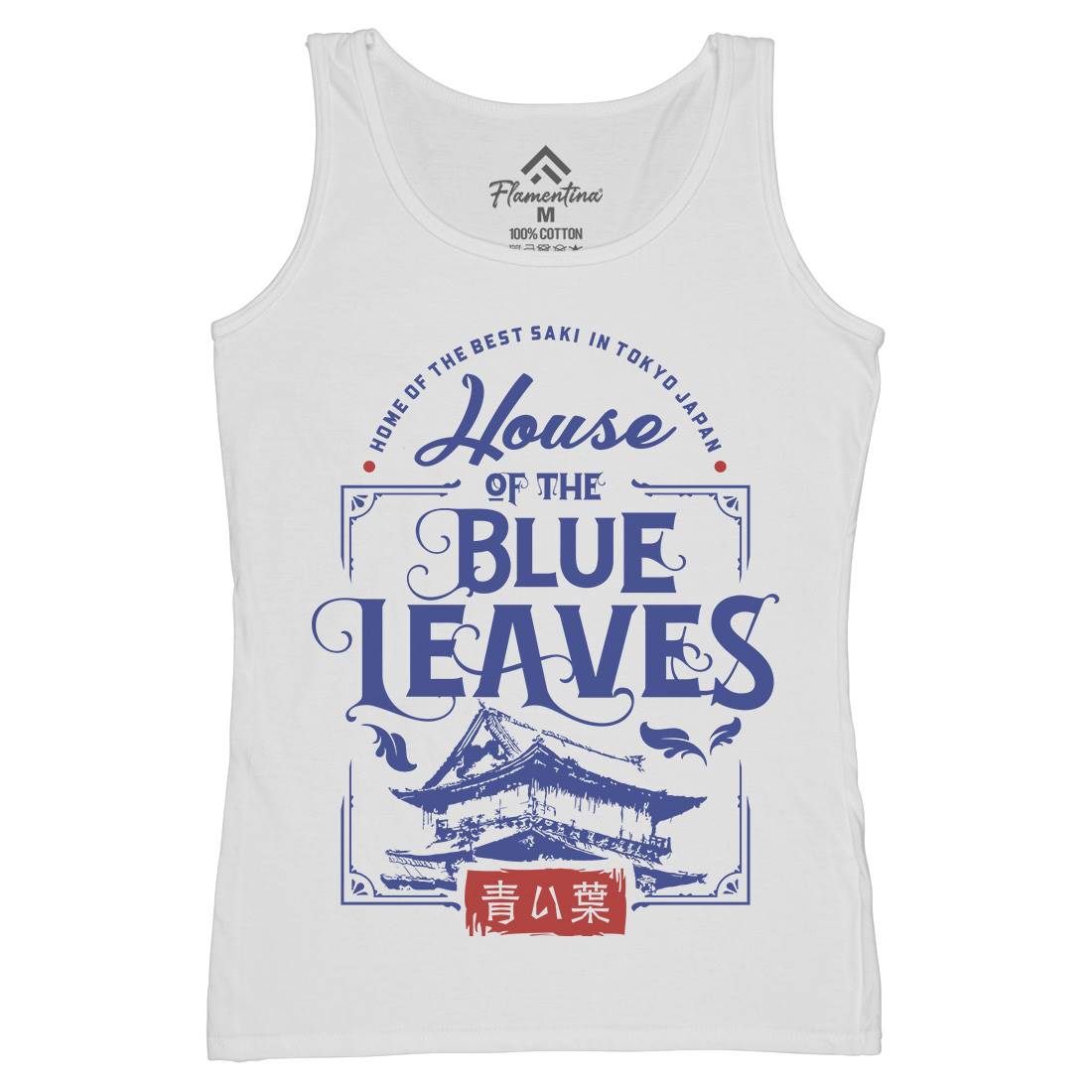 House Of Blue Leaves Womens Organic Tank Top Vest Retro D176