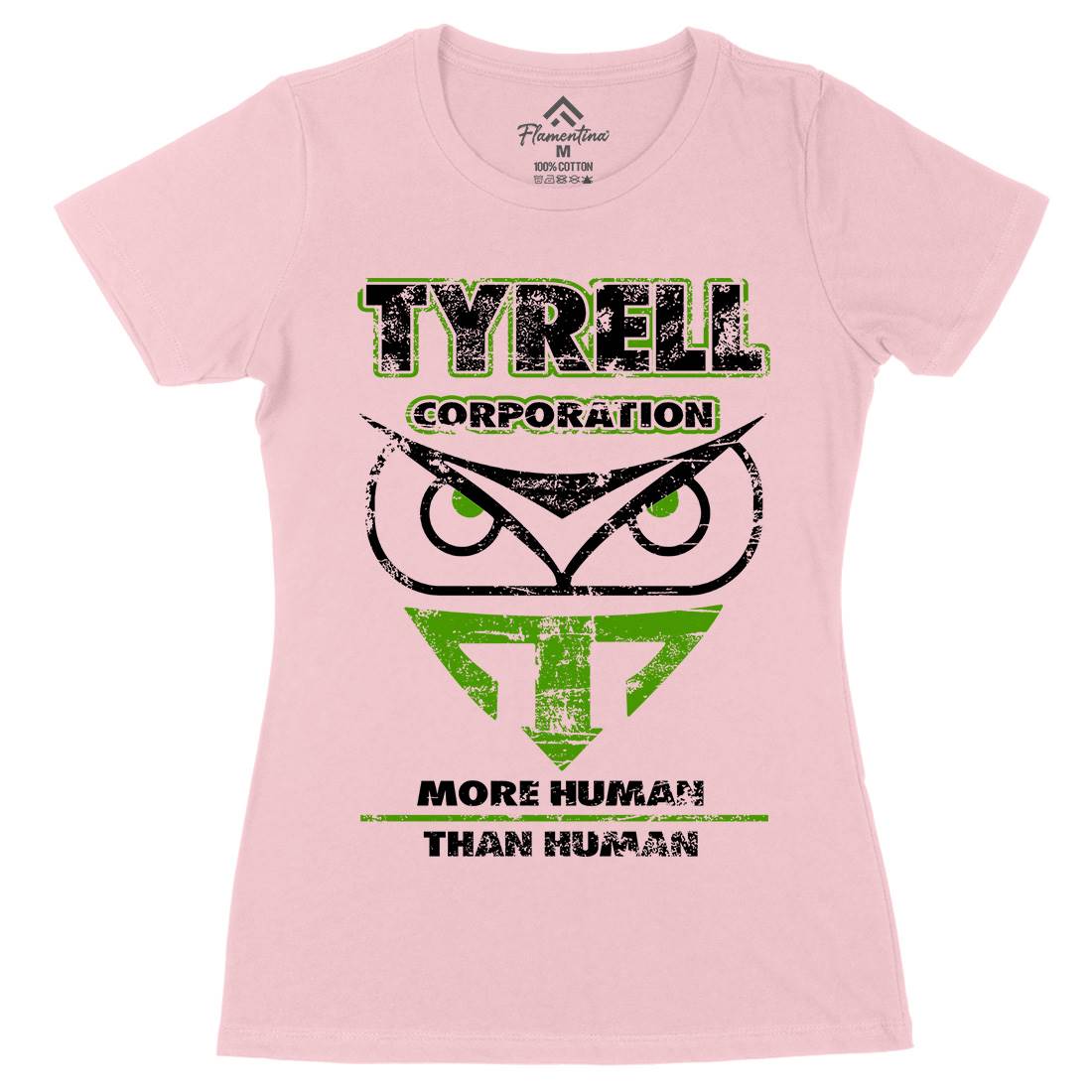 Tyrell Womens Organic Crew Neck T-Shirt Space D177