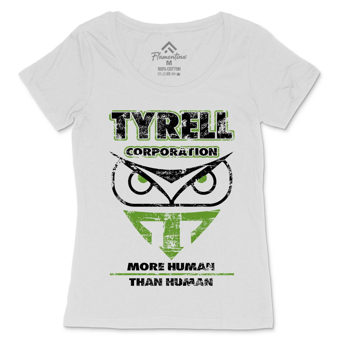 Tyrell Womens Scoop Neck T-Shirt Space D177