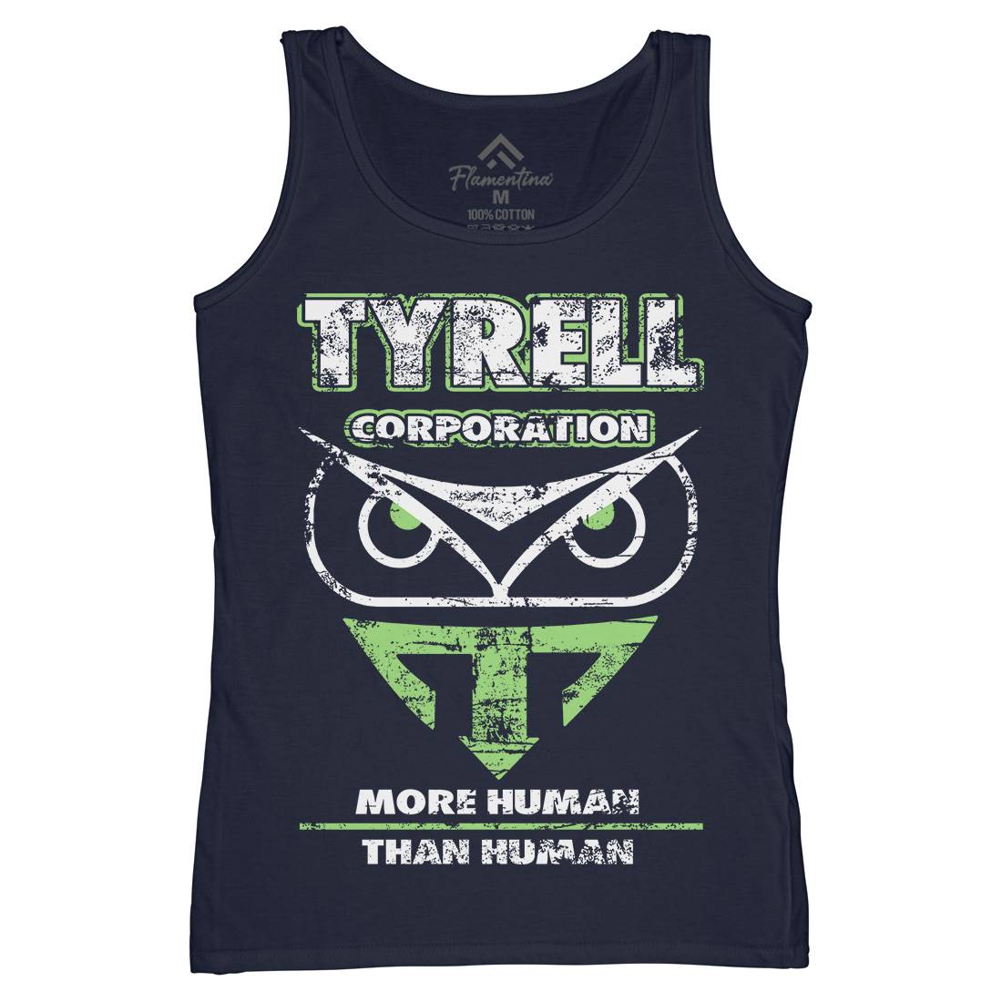 Tyrell Womens Organic Tank Top Vest Space D177