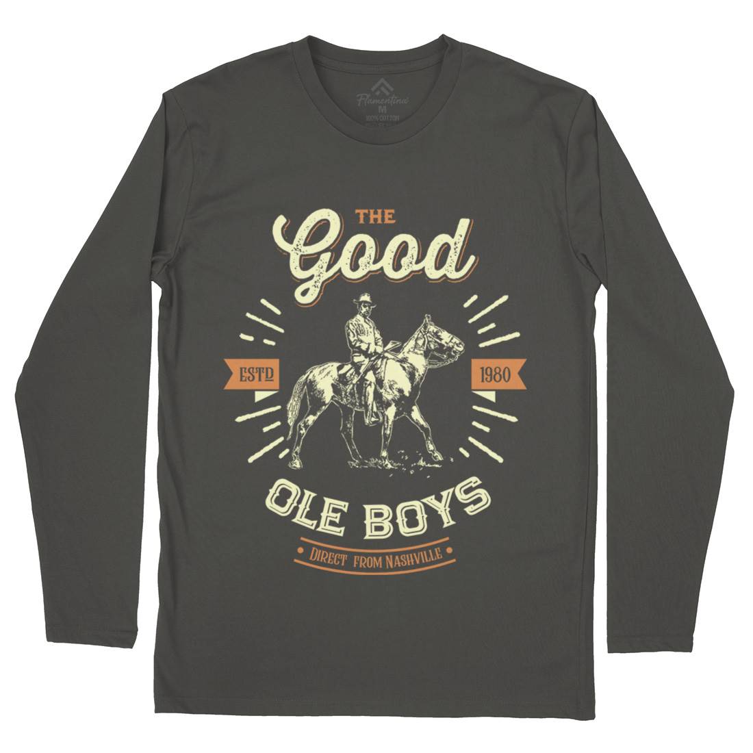 Good Ole Boys Mens Long Sleeve T-Shirt Music D178