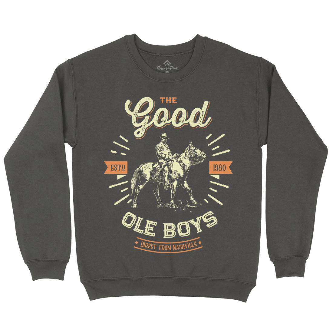 Good Ole Boys Mens Crew Neck Sweatshirt Music D178