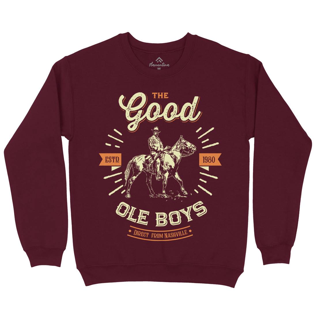 Good Ole Boys Mens Crew Neck Sweatshirt Music D178