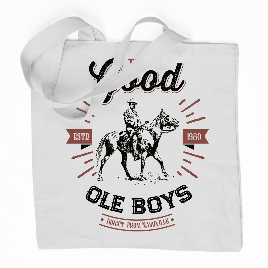 Good Ole Boys Organic Premium Cotton Tote Bag Music D178