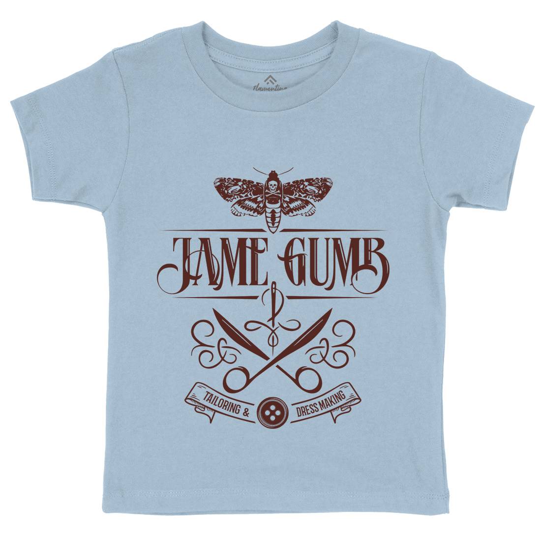 Jame Gumb Kids Organic Crew Neck T-Shirt Horror D179