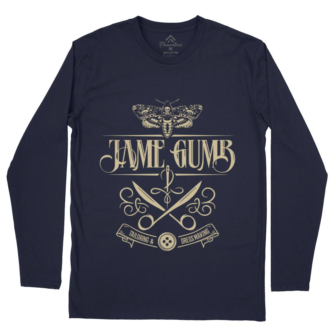 Jame Gumb Mens Long Sleeve T-Shirt Horror D179
